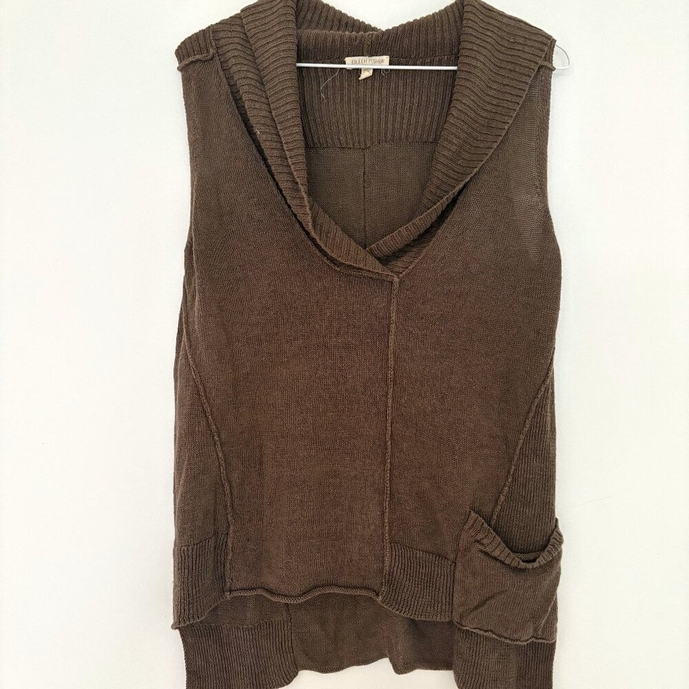 Eileen Fisher 100% Linen Top